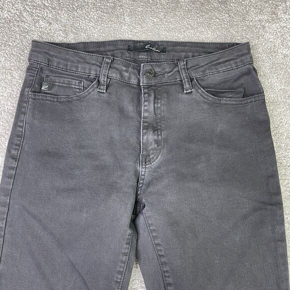 Kancan Jeans Women’s 29X27 Black Ankle Skinny Mid-Rise Stretch Denim Preppy - Picture 2 of 11